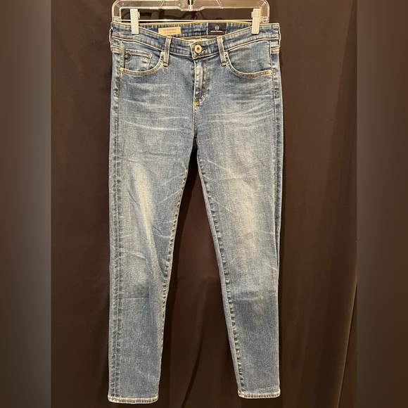 Ag Adriano Goldschmied Blue Skinny Jeans - Picture 1 of 3